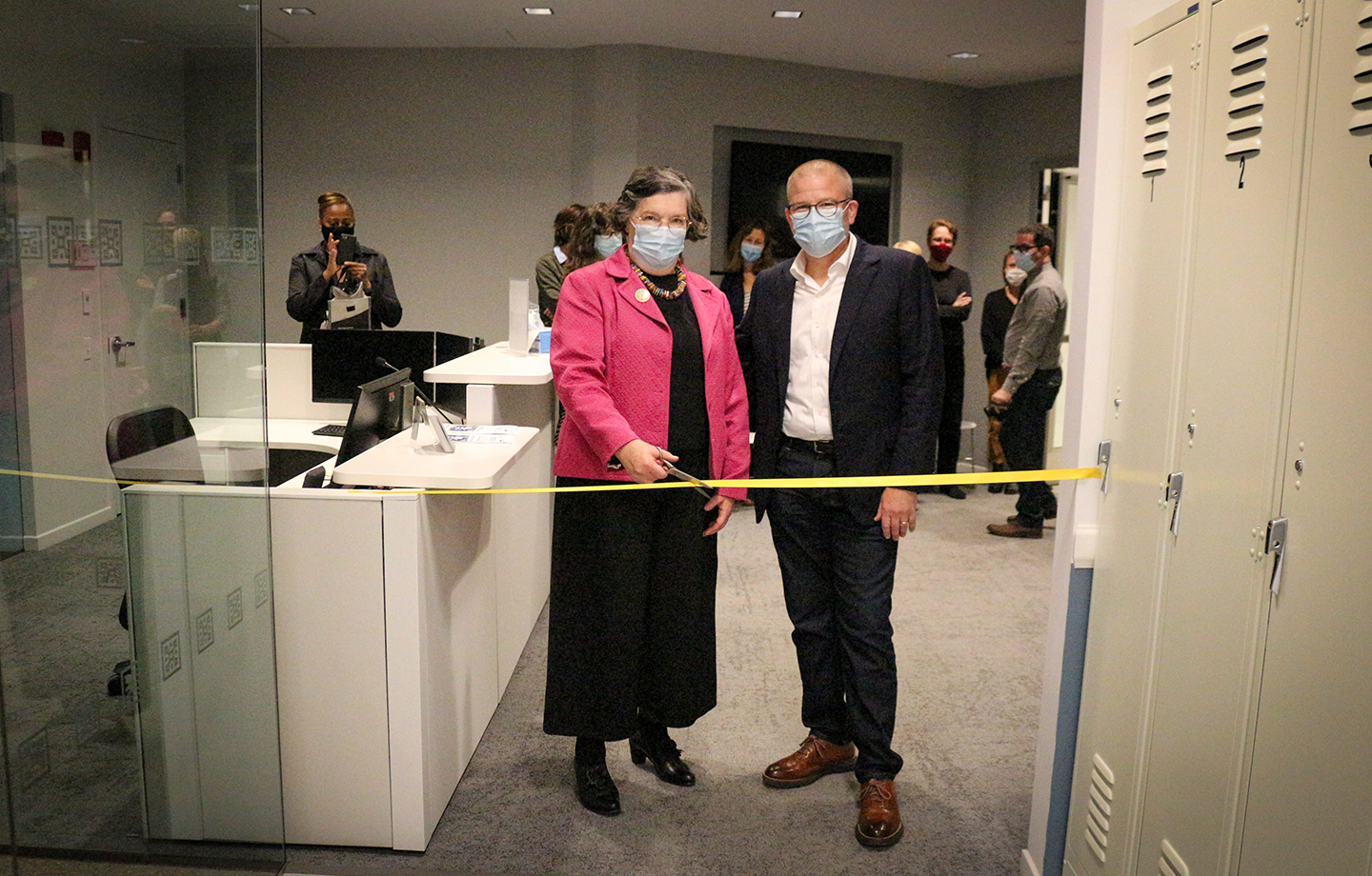 New Archives Facility ribbon cutting ceremony photo
                                           